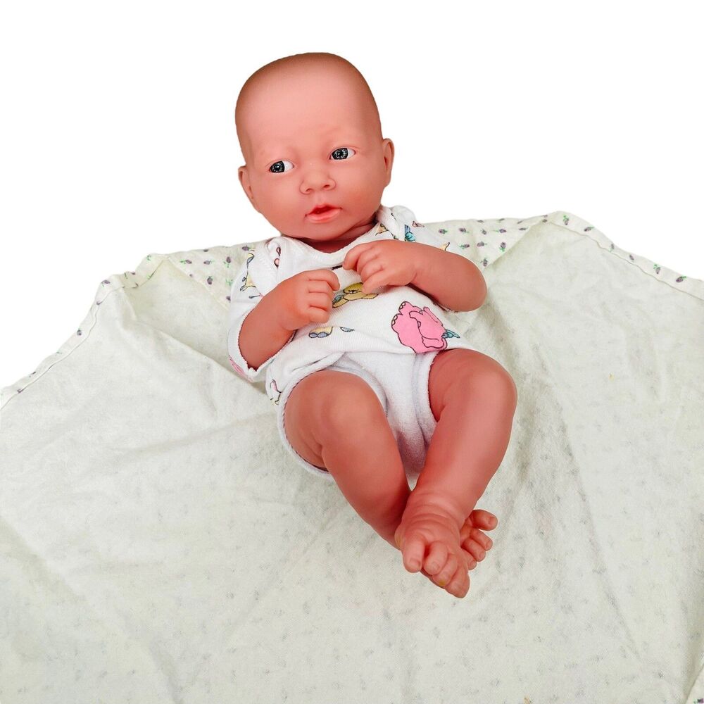 Berenguer 14” Baby Girl Doll Anatomically Correct Realistic Newborn Vinyl 22-07 - Picture 4 of 15